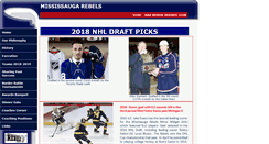 Desktop Screenshot of mississaugarebels.com